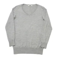 ジャーナルスタンダード/relume薄手Vネックニットセーター★灰/女性JOURNAL STANDARD【中古】