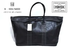 N.HOOLYWOOD エヌハリウッド トートバッグ フェイクレザー ブラック N.HOOLYWOOD エヌハリウッド トートバッグ フェイクレザー