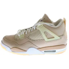 NIKE (ナイキ) WMNS AIR JORDAN 4 RETRO SHIMMER ウィメンズ エアジョーダン 4 シマー ハイカットスニーカー ベージュ US11.5/28.5cm DJ0675-200