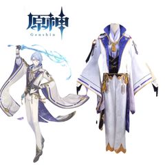 原神　神里綾人　コスプレ衣装   0026