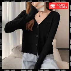 【送料無料】ニットカーディガン レディース 羽織り リブショートカーデ Vネック 長袖 きれいめ ショート丈 かわいい 大人カジュアル 通学 ニット リブニット 前開き おしゃれ カジュアル シンプル ベーシック 新品 未使用 CH85YN-900567