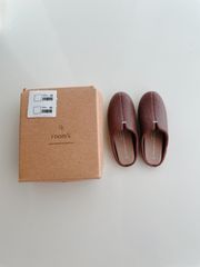 room's MINIATURESLIPPERS 　ルームミニチュアスリッパ　ダークブラウン　ガチャ