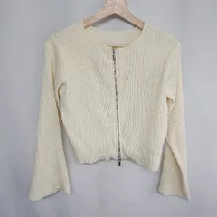 ◇ mily bilet ミウィビレット 長袖 ジャケット サイズL アイボリー レディース E  【1407180055582】