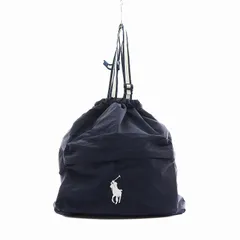 ポロ ラルフローレン POLO RALPH LAUREN 2WAYレインバッグ リュックサック ナイロン PP刺繍 紺 ネイビー 13297-21 /AS ■OS