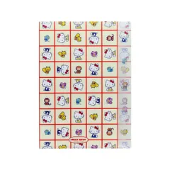 【メール便】ハローキティ ポケットファイル ダイカットクリアファイル5P 5ポケット A4 レトロ SC4 サンリオ サンスター文具 新学期準備文具 キャラクター グッズ 