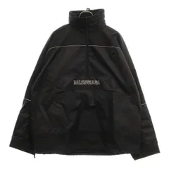 BALENCIAGA (バレンシアガ) 18AW ロゴウインドブレーカージャケット ブラック 533917 TA018のサムネイル