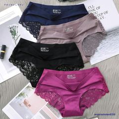 シームレスショーツ ショーツ 6枚セット レディース レースパンツ パンツ プレーンショーツ 盛 ノーマル 女性用 下着 レース デザイン