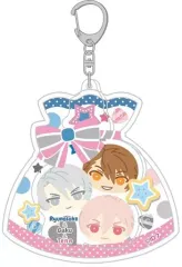【中古】キーホルダー・マスコット(キャラクター) りゅうのすけ＆がく＆てん おまんじゅうアクリルキーホルダー 「アイドリッシュセブン」