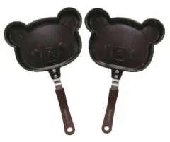 【中古】マグカップ・湯のみ コリラックマ＆チャイロイコグマ キャラ型フライパンセット(2本セット) 「リラックマ」