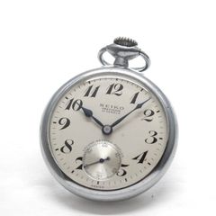 19セイコー プレシジョン 懐中時計  /昭35　2516　国鉄/ 15石　/　絶版時計 / 19seiko-1254