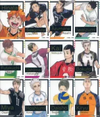 【中古】キャラカード Cセット 「ハイキュー!! FAN PARK(ファンパーク) 箔押しクリアカードコレクション 12枚セット」