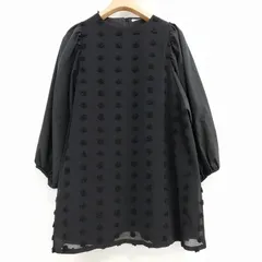 【unminou  アンミヌ】ふくれドットブラウス　ブラック　新品　未使用品 2025年最新】UNMINOU アンミヌの人気アイテム - メルカリ