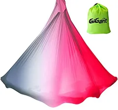 GiGant ギグアント エアリアルヨガ 5ｍx2.8ｍ ハンモック 単体 空中ヨガ 反重力 エクササイズ エアロ( ラブポーション)