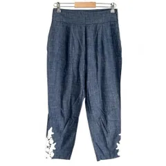 ザラ　EUR Mサイズ　ワイドパンツ・イージーパンツ　青