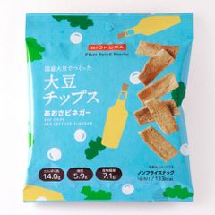1072811-kf 　大豆チップス あおさビネガー　35ｇ【ビオクラ】※14営業日以内に発送