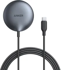 Anker MagGo Wireless Charger (Pad) 【Qi2対応 / マグネット式ワイヤレス充電器 / 15W】iPhone MagSafe対応 iPhone 16 / 15 / 14 / 13 シリーズ ブラック