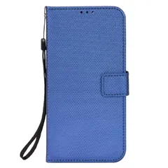 iPhone17 Pro ケース 手帳 チェック柄 手帳 ケース 【Color】ブルー