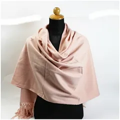 ニナリッチ 大判ストール マフラー ピンク ロゴ 202 74cm 中古 ABランク NINA RICCI レディース 女性のサムネイル