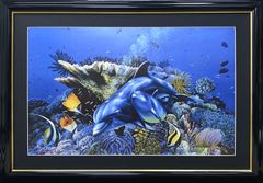 ラッセン ポスター「マザーズ ラブ」海 マリンアート イルカ アート 絵画 インテリア