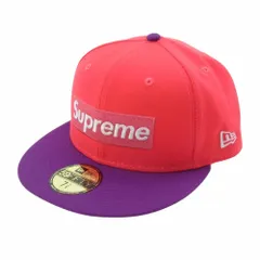 Supreme 高良健吾 着用 ジェットキャップ ボックスロゴ 紫 ブラウン