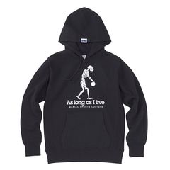 ghbp G-BONEスウェットパーカー ブラック