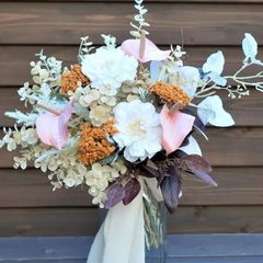 ✿おしゃれなアンティークピンク　ピオニーナチュラルブーケ （造花）新品　未使用品 ピオニーブーケ｜商品案内｜株式会社アスカ商会