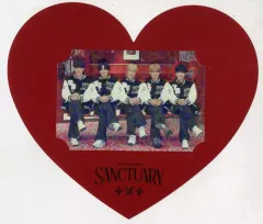 【中古】キャラカード TOMORROW X TOGETHER ハートフレーム付きホログラムビジュアルカード 「CD The Star Chapter：SANCTUARY」 Weverse Shop Japan 3形態セット購入特典