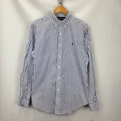 Ralph Lauren 90年代 ボタンダウン ストライプ長袖シャツ サイズM 07071704 01