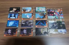 新劇場版エヴァンゲリオン　序　破　ウエハース付録カード　碇シンジ　綾波レイ　式波アスカラングレー　初号機　弐号機　仮設伍号機　未開封品16枚セット　まるしち