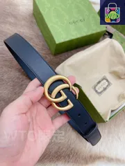 【今日特価】Gucci Double G 2.0cm 本革ベルト