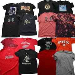 古着卸 まとめ売り スポーツブランドMIX 半袖Tシャツ 16枚セット (メンズ L ) アディダス リーボック 中古 古着 MZ0217