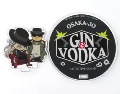 【中古】コースター ジン＆ウォッカ(レトロ百貨店) スーベニアアクリルスタンドコースター 「名探偵コナン 大阪城本陣 SPECIAL SHOP2023」