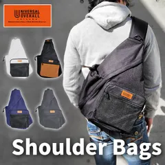 ボディバッグ ワンショルダーバッグ ショルダーバッグ メンズ レディース 12L A4 大容量 大きめ 斜めがけ ユニバーサルオーバーオール UNIVERSAL OVERALL ミリタリー 黒