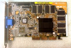 AGP-V3800/16M 순수한 NVIDIA RIVA TNT2 16 MB AGP VGA 카드 VGA만 MXB77로 희소