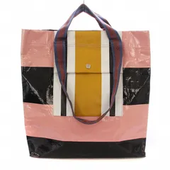 アクネ ストゥディオズ Acne Studios トートバッグ 2WAY ストライプ ペーパー ピンク /☆Gのサムネイル