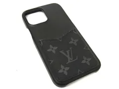 LOUIS VUITTON ルイヴィトン M81088 モノグラムエクリプス バンパー iPhone13 ProMAX 対応 スマホケース ブラック系 FB1381