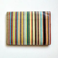 ポールスミス　Paul Smith カードケース　パスケース　マルチストライプ