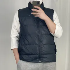 00s NIKE リバーシブル ダウンベスト グレー 青チェック 00s NIKE リバーシブル ダウンベスト グレー 青チェック - メルカリ