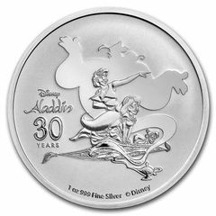 限定15,000枚】 ディズニー 純銀コイン 1oz .999 ミッキーミニー