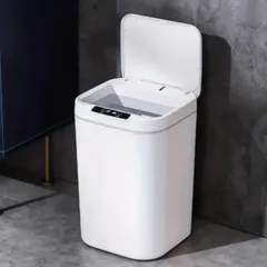 ゴミ箱 スマート 全自動 開閉 センサー 人感センサー 蓋付き 15L 小型 USB ノータッチ オフィス 家庭用 ダストボックス インテリア 業務用