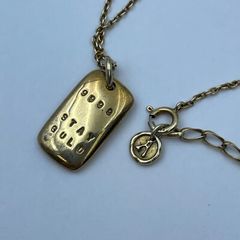 AMP JAPAN アンプジャパン 999.9 ステイゴールド ネックレス 24Kゴールドプレイテッドシルバー チェーン付き 日本製