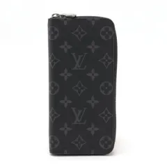 LOUIS VUITTON ルイ ヴィトン モノグラムエクリプス ジッピーウォレット ヴェルティカル ラウンドファスナー 長財布 メンズ M62295