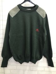 ★値下げBurberry バーバリー 90s ニット エルボーパットメンズ ビームス 超希少