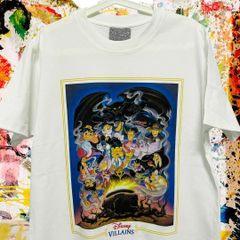 激レア ヴィランズ 悪役 リプリント Tシャツ 半袖 メンズ 激レア 個性的 新品 新品未使用 レトロ 個性的 奇抜 エモい バンドT カットソー 攻め 前衛的 ヴィンテージリプリント  古着 好き綿 男性 衣類 トップス お洒落 ハイデザイン 男性