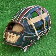 ウイルソン  軟式野球　一般　ユーティリティ用　右投　グレー×Kグリーン　新品 ウイルソン 軟式野球 一般 ユーティリティ用 右投 グレー×K