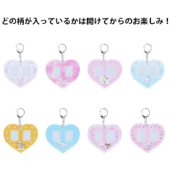 【メール便】サンリオキャラクターズ キーリング ミニステッカーケース 全8種 バレエコア Y2K サンリオ サンスター文具 コレクション雑貨 キャラクター グッズ 