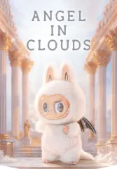大人気Labubu ZIMOMO ラブブ Angel ホワイト ドラゴン ジモモ Pop Mart The Monsters Labubu Zimomo Angel in Clouds Figure - US