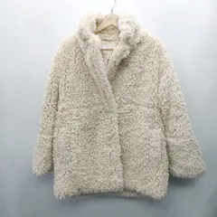 □ H＆M 長袖 ボアジャケット サイズS ベージュ レディース E  【1408060038633】