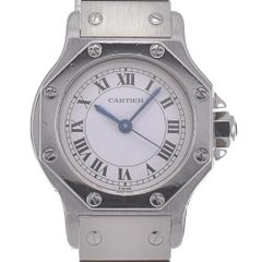 カルティエ CARTIER サントスオクタゴンSM 自動巻き レディース 内箱・保証書付き C#141358
