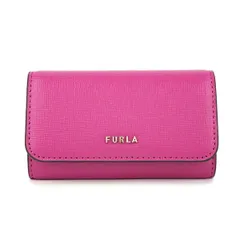 新品 フルラ FURLA キーケース バビロン キーケース ピンク ベージュ